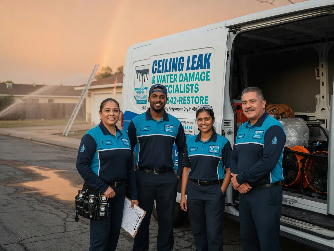 Ceiling Leak Cleanup company in Achille, OK