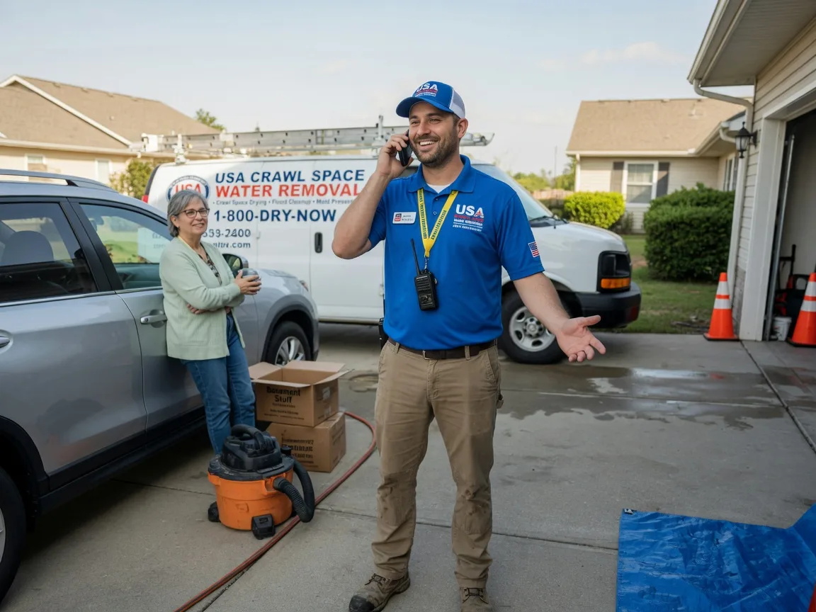 Crawl Space Water Removal Achille, OK FAQs